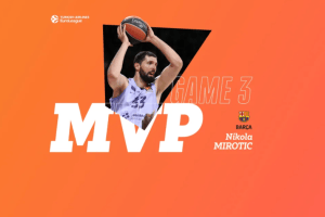 Playoffs Game 3 MVP: Nikola Mirotic, FC Barcelona