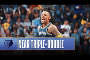 Ja Morant sfiora la tripla doppia, Memphis ringrazia