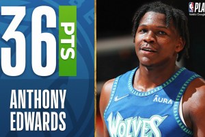 Anthony Edwards Makes A Spectacular Playoff Debut!