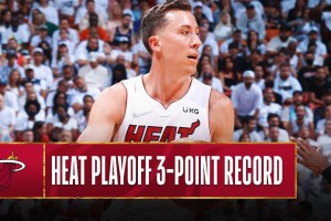 Miami, le 8 triple di Robinson in Gara 1 sono record franchigia ai Playoff