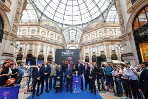 FIBA EuroBasket 2022: 100 giorni al via. Partito il Tissot Countdown Clock in Galleria a Milano