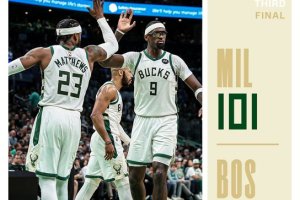 Tripla doppia Giannis, ed è subito Milwaukee: espugnata Boston in gara-1