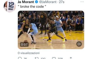 “Broke the code”, il tweet (poi cancellato) di Ja Morant sul contatto con Poole