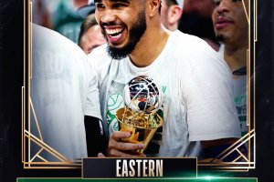 Larry Bird Trophy | Jayson Tatum mvp delle Eastern Conference Finals