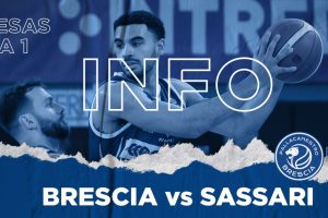 Playoff 2022, Brescia-Sassari: tutte le info sulla gara 1
