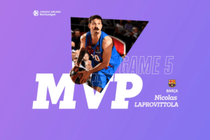 EuroLeague Playoffs, Game 5 MVP: Nicolas Laprovittola, FC Barcelona