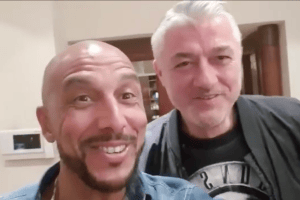 Carlton Myers scatenato a Belgrado: prima la foto con Pop, poi la visita a casa Danilovic
