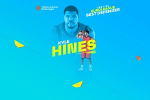 Kyle Hines è il miglior difensore di EuroLeague per la terza volta in carriera
