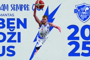 Dinamo Sassari, ufficiale il rinnovo triennale di Eimantas Bendzius