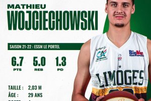 Limoges, ufficiale il ritorno di Mathieu Wojciechowski