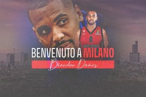 Brandon Davies officially signs a two-year contract with Olimpia Milano