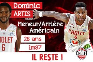 Cholet, ufficiale la conferma di Dominic Artis