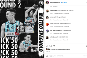 Matteo Spagnolo scelto alla 50, la sua reazione social: Greatful