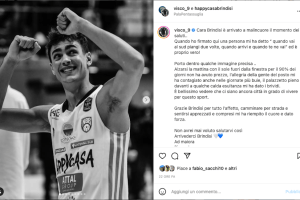 Riccardo Visconti: Cara Brindisi è arrivato a malincuore il momento dei saluti..