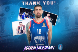 Anadolu Efes, ufficiale l’addio di Adrien Moerman