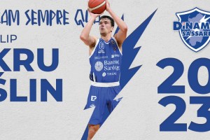 Dinamo Sassari, rinnovo annuale per Filip Kruslin