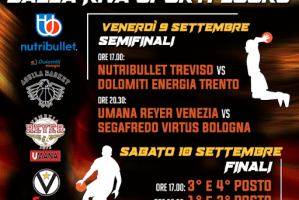 Il grande basket di Serie A torna a Cavallino Treporti per il Trofeo Dalla Riva Sportfloors