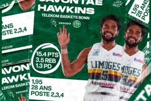 Javontae Hawkins firma con il Limoges