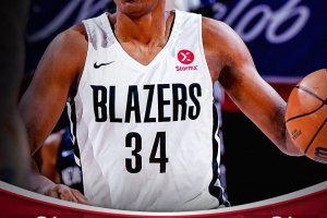 16+13 per Jabari Walker, Portland batte New York