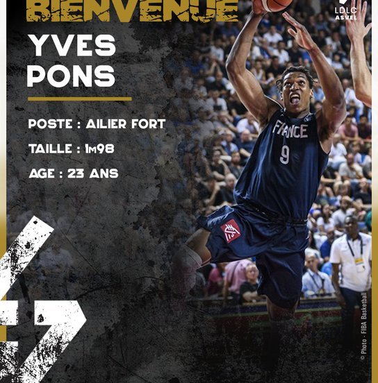 Yves Pons ha scelto l'Asvel per il suo ritorno in Europa
