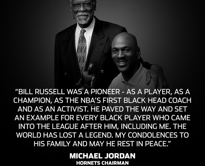 Bill Russell Michael Jordan