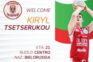 Pallacanestro Trapani, accordo con Kiryl Tsetserukou