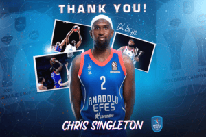 Chris Singleton-Anadolu Efes, ufficiale la separazione dopo tre stagioni