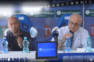 Dinamo Sassari, in corso la conferenza stampa del presidente Stefano Sardara