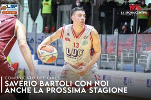 Chieti Basket, Saverio Bartoli resta con noi