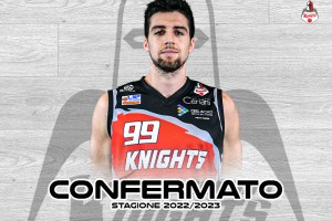 Altra grande conferma per i Knights: Diego Terenzi è la guardia titolare