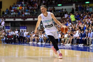 Slovenia, Goran Dragic against coach Aleksander Sekulic