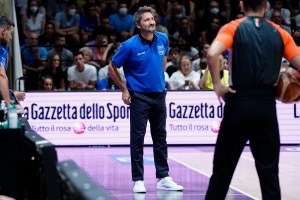 Coach Pozzecco: Contento della prestazione e che Mannion e Spissu si siano presi responsabilità