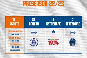 La NPC Rieti ufficializza la data del raduno