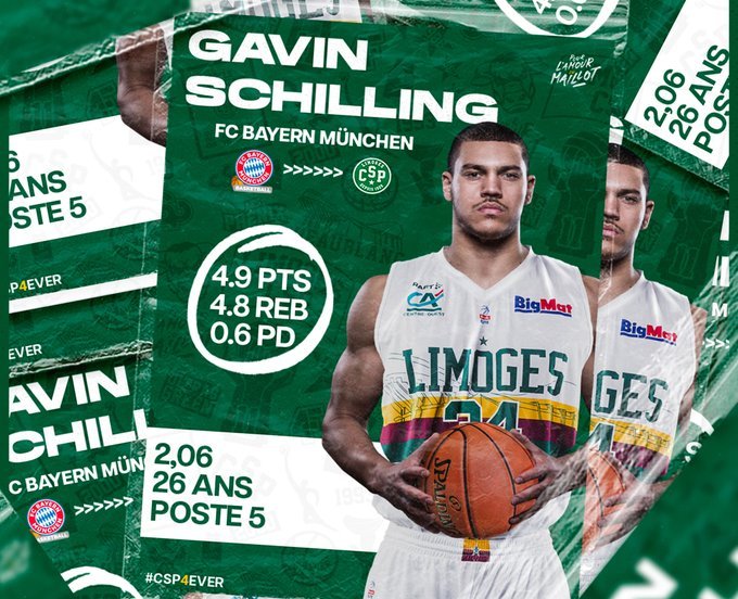 Gavin Schilling firma con il Limoges