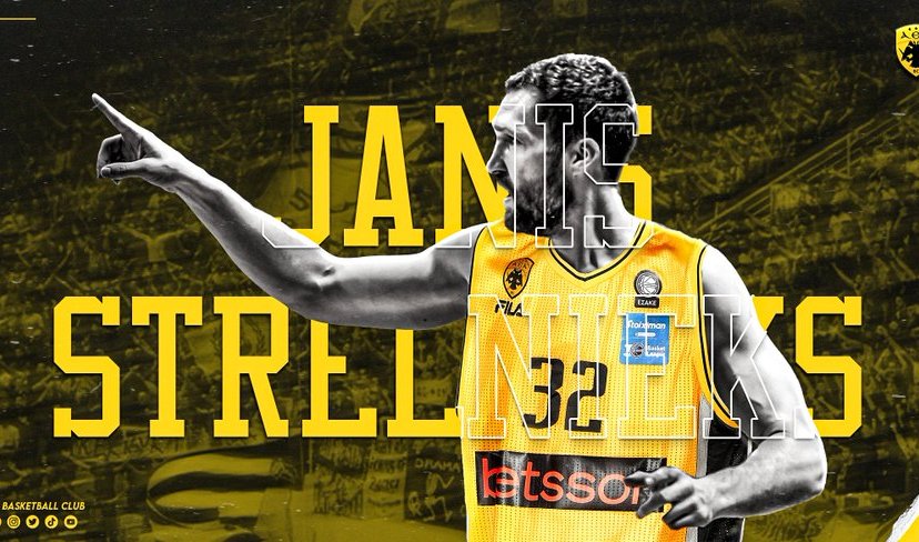 Janis Strelnieks AEK Atene