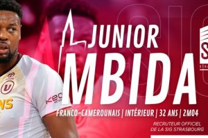 SIG Strasbourg inks Junior Mbida