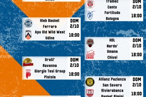 Serie A2 Old Wild West 2022/23 – Così la prima giornata nei gironi Verde e Rosso