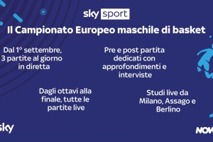 Sky – FIBA EuroBasket 2022 e la Stagione Basket di Sky Sport