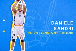 Daniele “Rio” Sandri è un nuovo giocatore dell’Infodrive Capo d’Orlando