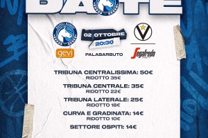 Gevi Napoli Basket-Virtus Segafredo Bologna, in vendita i biglietti