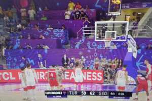 Fight between Korkmaz, Sanadze and 22 seconds lost