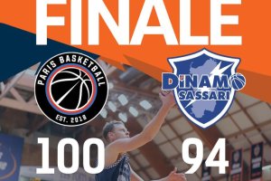Aréas Cup: Dinamo Sassari promossa a pieni voti, ma cede a Paris dopo un supplementare
