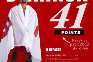 BetClic Elite: debutto vincente per il Monaco, Jordan Floyd (41) e Ismael Kamagate protagonisti