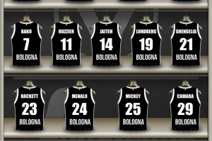 I numeri di maglia della Virtus Segafredo Bologna