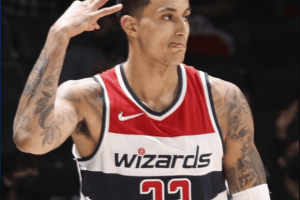 Kyle Kuzma followed by several NBA teams