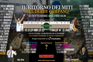 A Napoli il Givova Old Star Game 2022 con il Derby Campano e la novità “Woman”