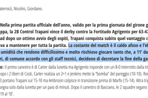 Trapani-Agrigento, gli arbitri fermano tutto a 11′ dalla fine: umidità, campo scivoloso
