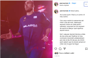 Pierre Oriola annuncia l’addio al Barcellona: Per scelta tecnica