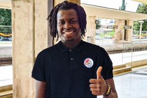Emmanuel Adeola in prova agli Herons Basket