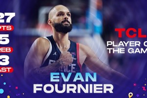 Evan Fournier salva la Francia contro la Lituania